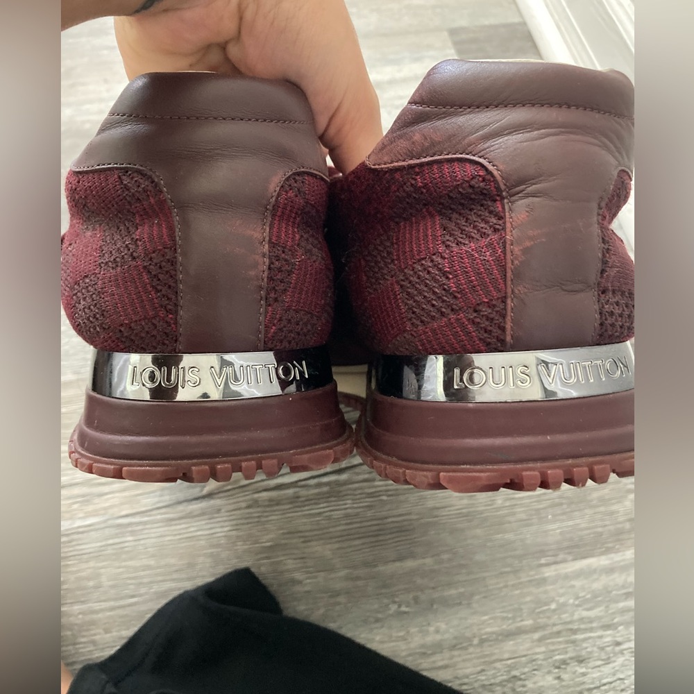 Maroon Louis Vuitton Sneakers - Picture 4 of 5